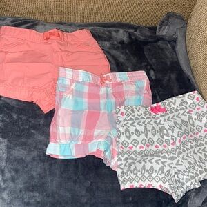 3 pair set baby shorts